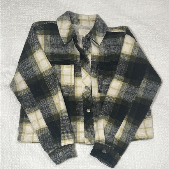 Thread & Supply Plaid Jacket - Green, Black, Cream - Picture 1 of 4